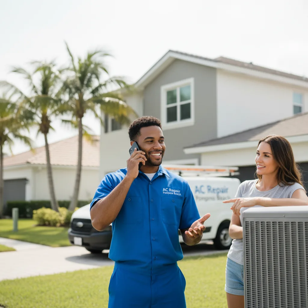 AC Repair Pompano Beach customer support in Bracey
